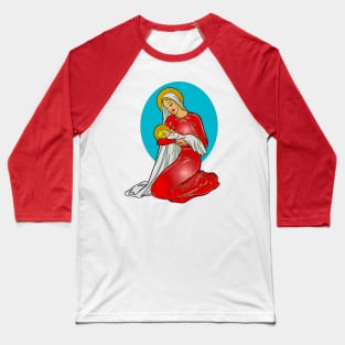 Our Lady and the baby Jesus in her arms Baseball T-Shirt